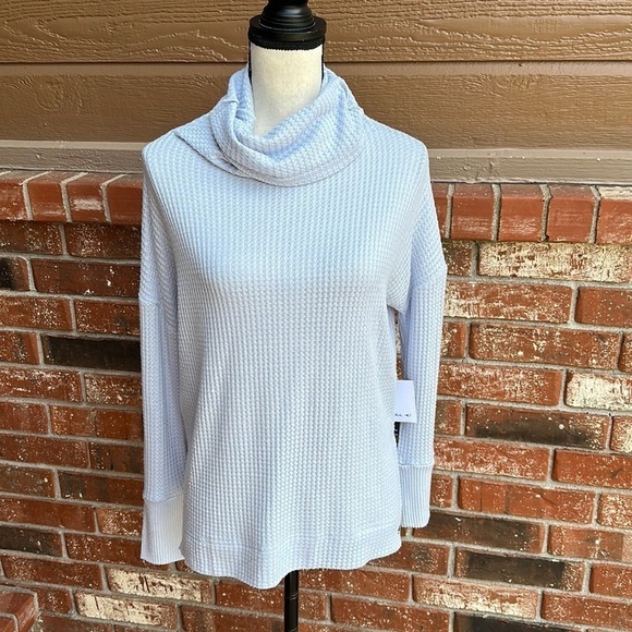 O'Neill Yael Long Sleeve Oversized Sweater in Xenon Blue Women's Size Small - Picture 1 of 8